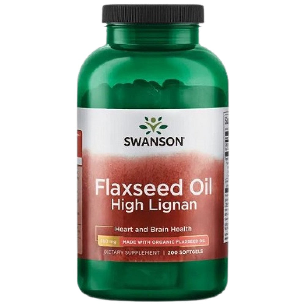 SWANSON Flaxseed Oil High Lignan - Ленено масло с лигнани