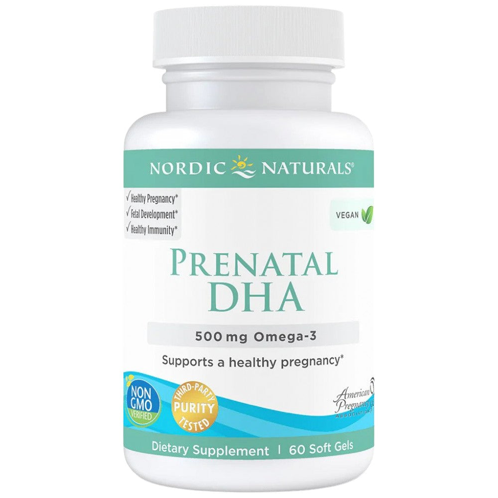 Nordic Naturals Vegan Prenatal DHA - Веган DHA за бременни от водорасли