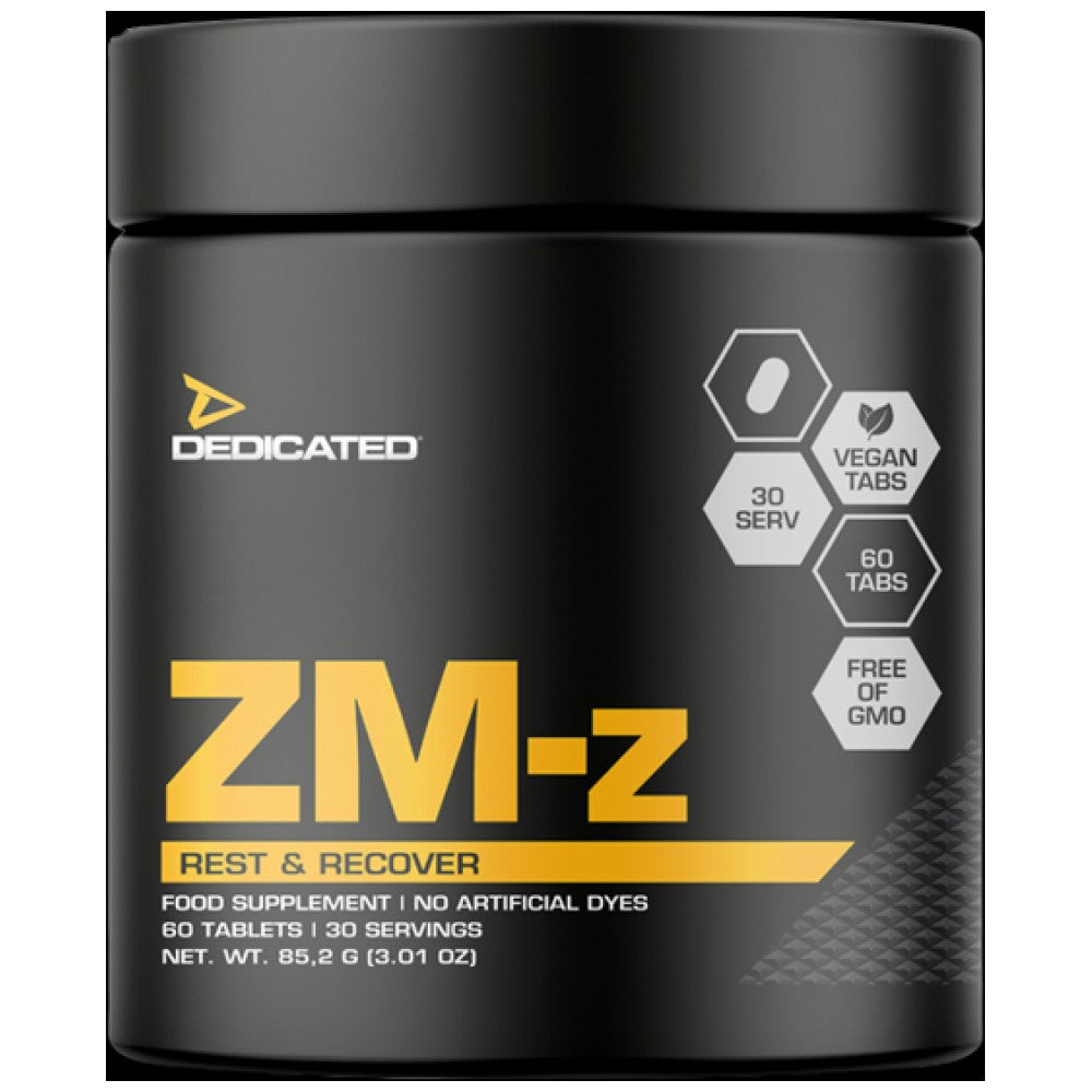 Dedicated Nutrition ZM-z with Aquamin & Zinc Bisglycinate - ЗМА с Aquamin и цинк бисглицинат