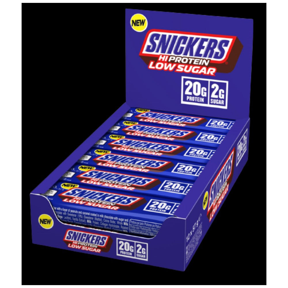 Snickers Hi-Protein Bar Low Sugar - Протеинов бар Snickers