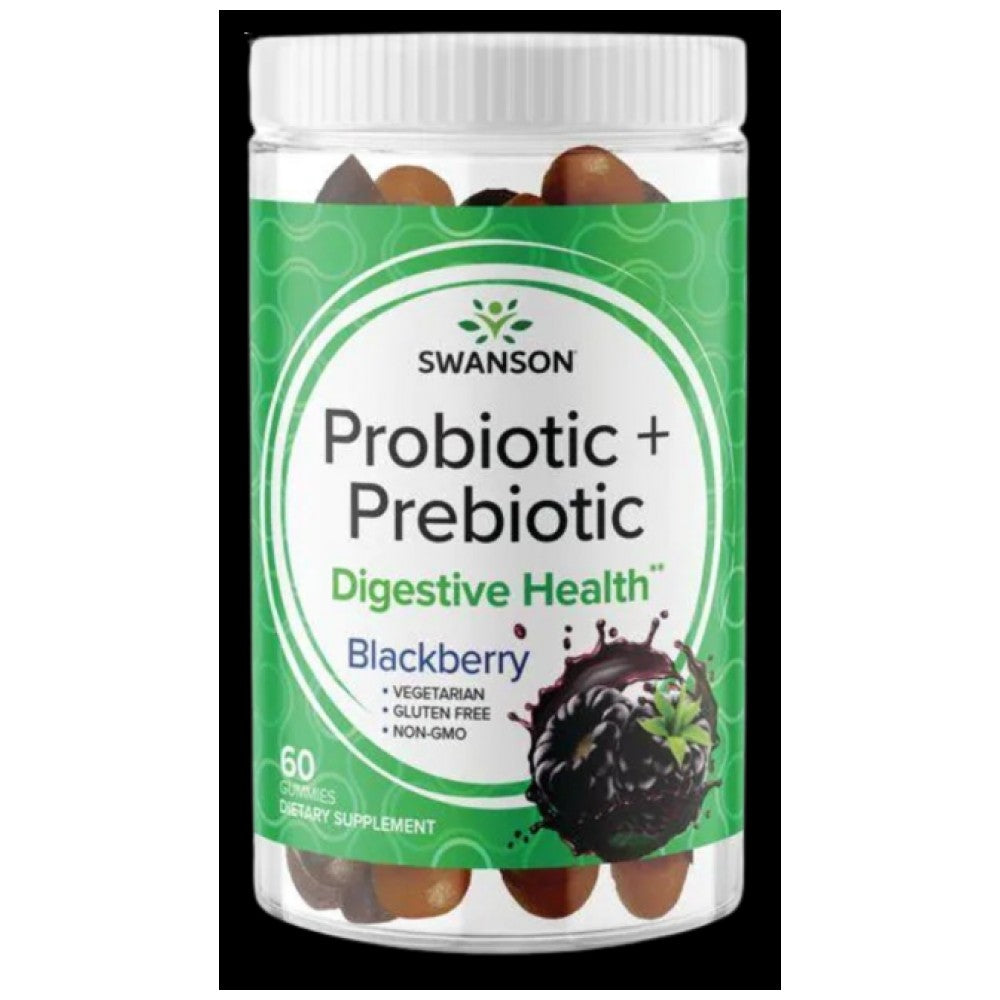 SWANSON Probiotic + Prebiotic Gummies - Пробиотик с пребиотик гъми