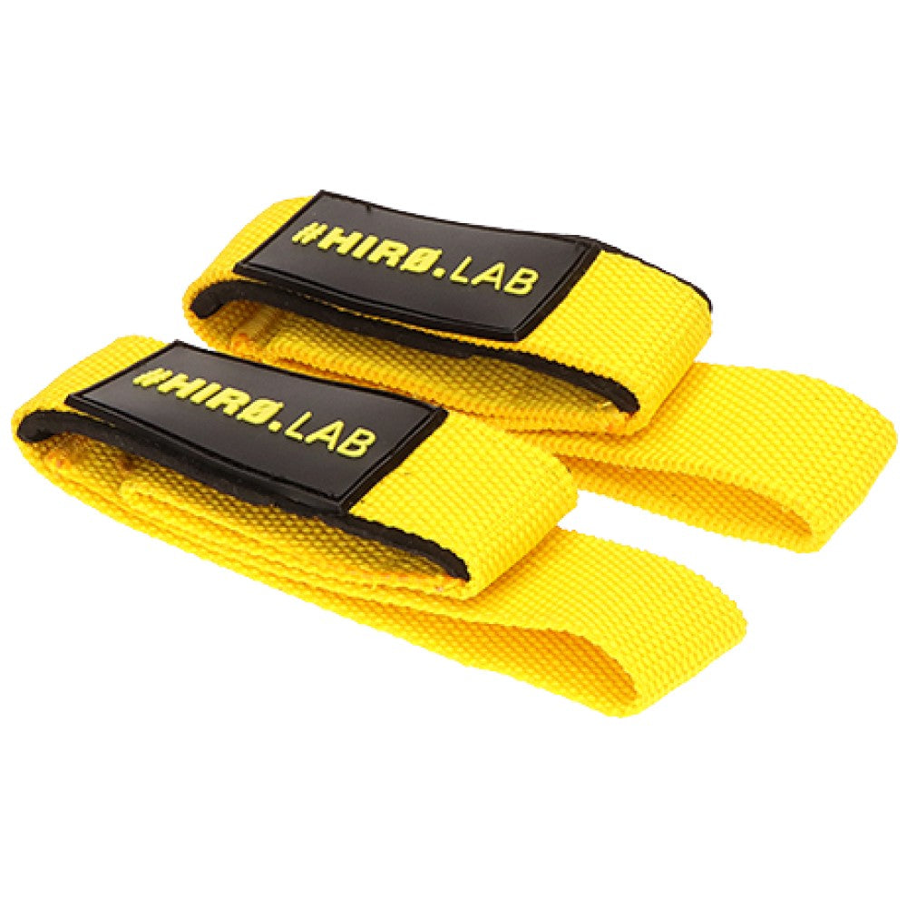 Hero.Lab Hero Cotton Straps Yellow & Black - Памучни каишки за вдигане на тежести