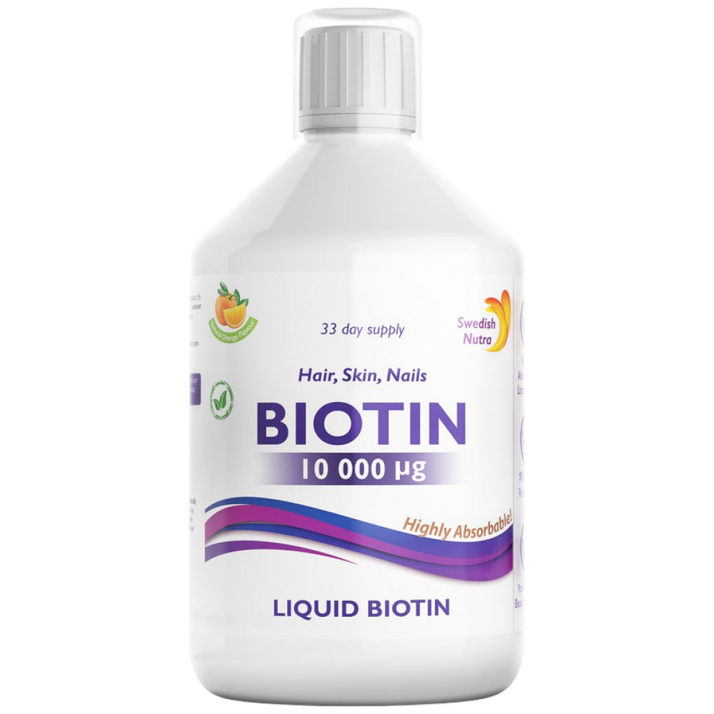 Swedish Nutra Biotin 10 000 mcg - Биотин 10 000 mcg