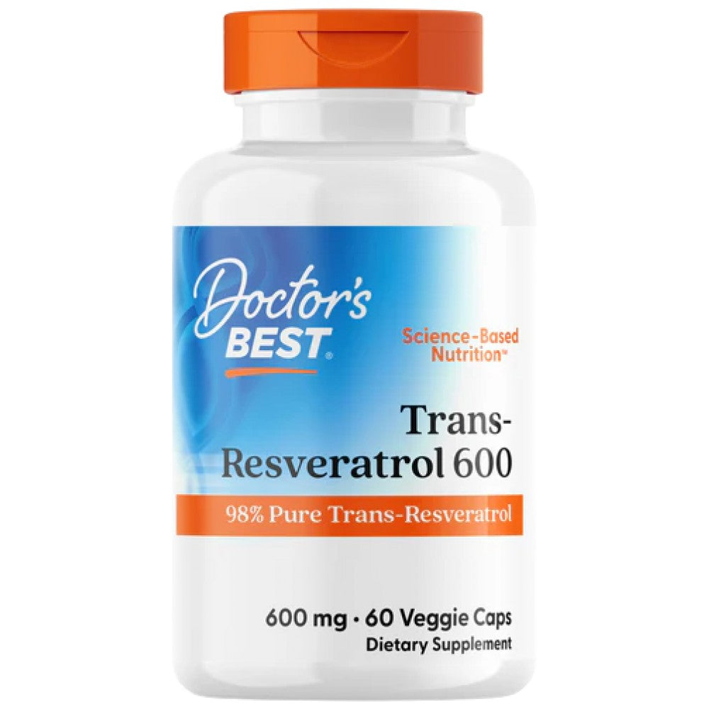 Doctor's Best Trans-Resveratrol 600 mg - Транс-ресвератрол 600 mg