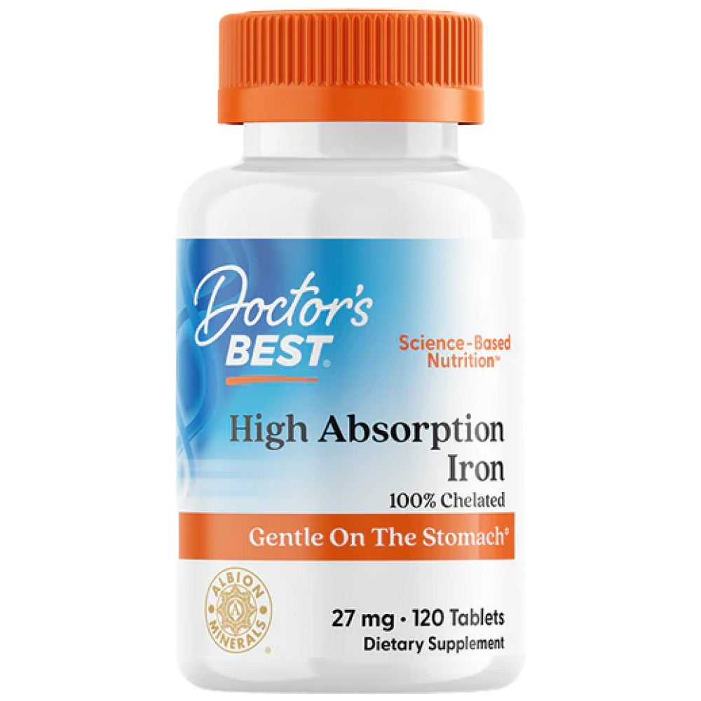 Doctor’s Best High Absorption Chelated Iron - Хелатно желязо