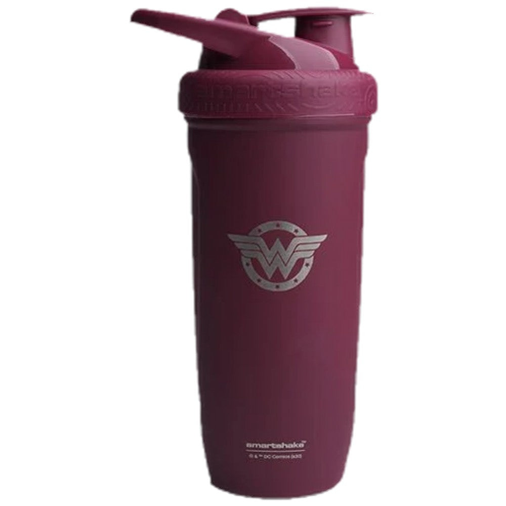 SmartShake Smart Reforce Stainless Steel Shaker WonderWoman - Метален шейкър Wonder Woman