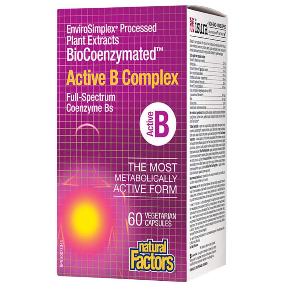 Natural Factors BioCoenzymated Active B-Complex - Активен Витамин Б комплекс