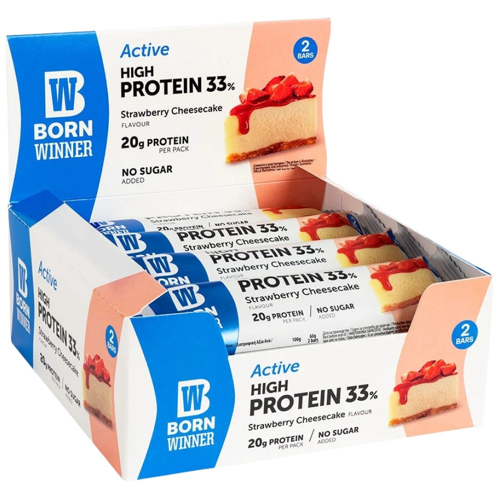 Born Winner Active 33% High Protein Bar - Протеинов бар 33%