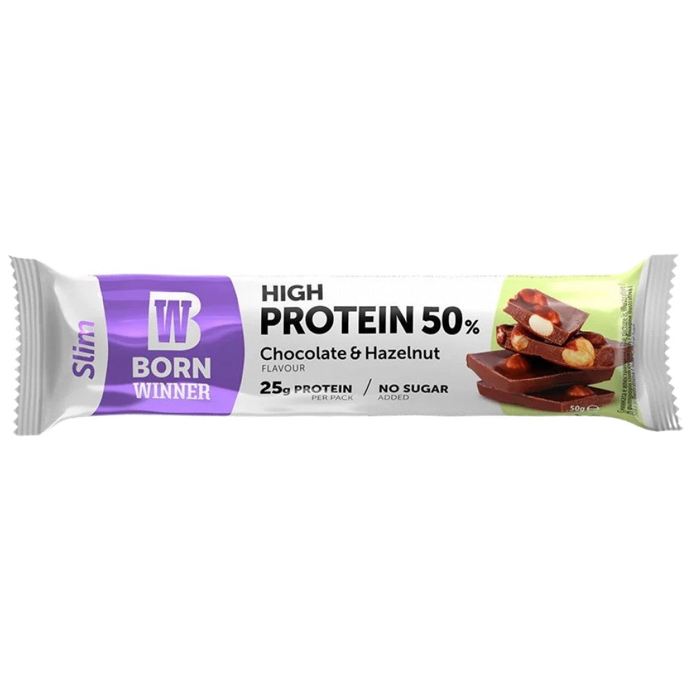 Born Winner Slim 50% High Protein Bar - Протеинов бар 50% протеин
