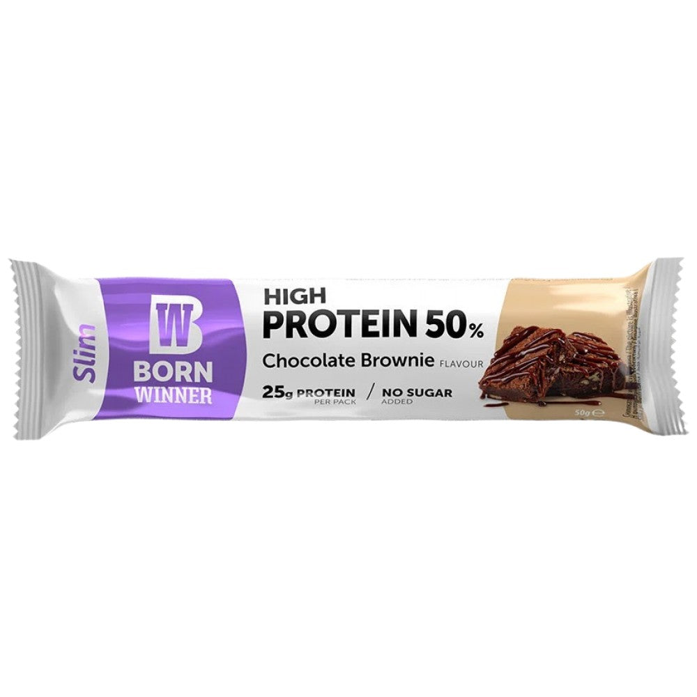Born Winner Slim 50% High Protein Bar - Протеинов бар 50% протеин
