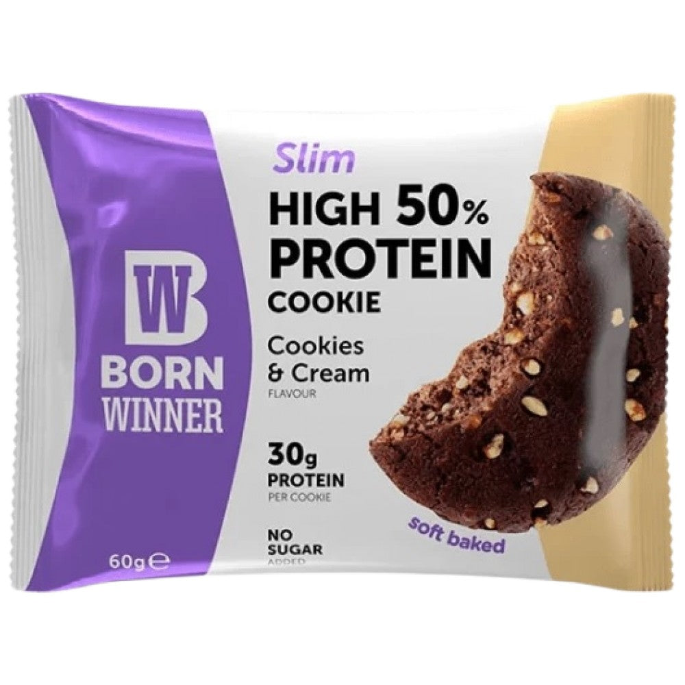 Born Winner Slim 50% High Protein Cookie - Протеинова бисквита 50%