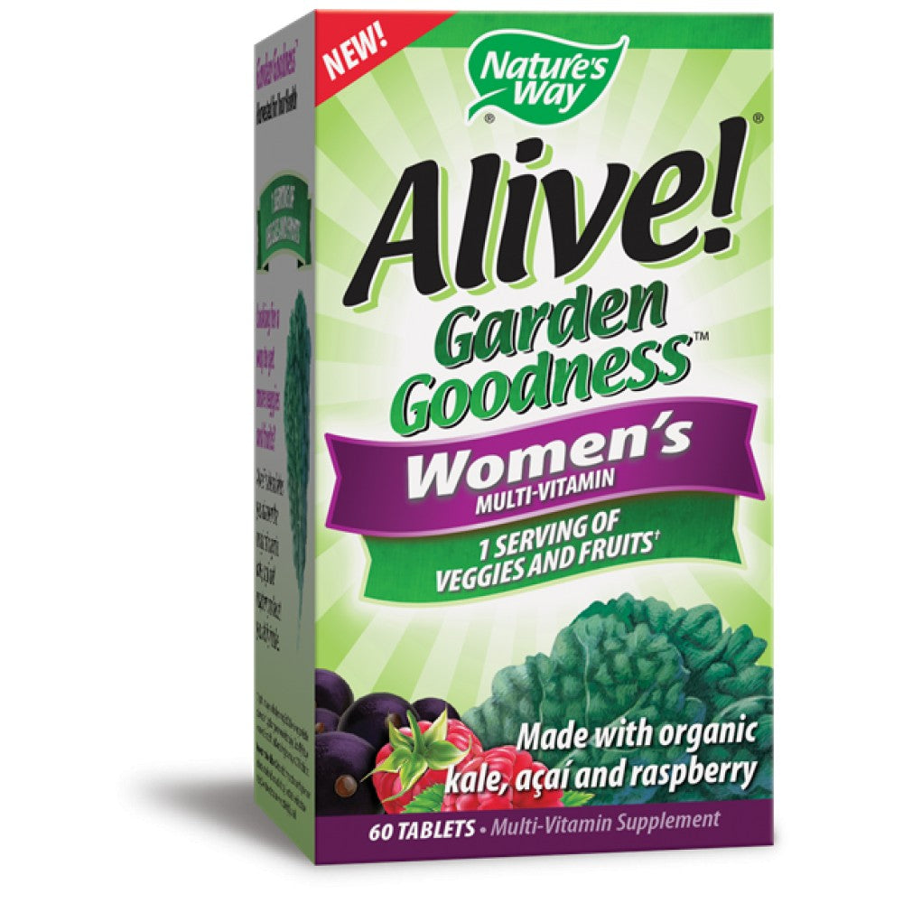 Nature's Way Alive! Garden Goodness Women's Multi - Мултивитамини за жени с плодове и зеленчуци