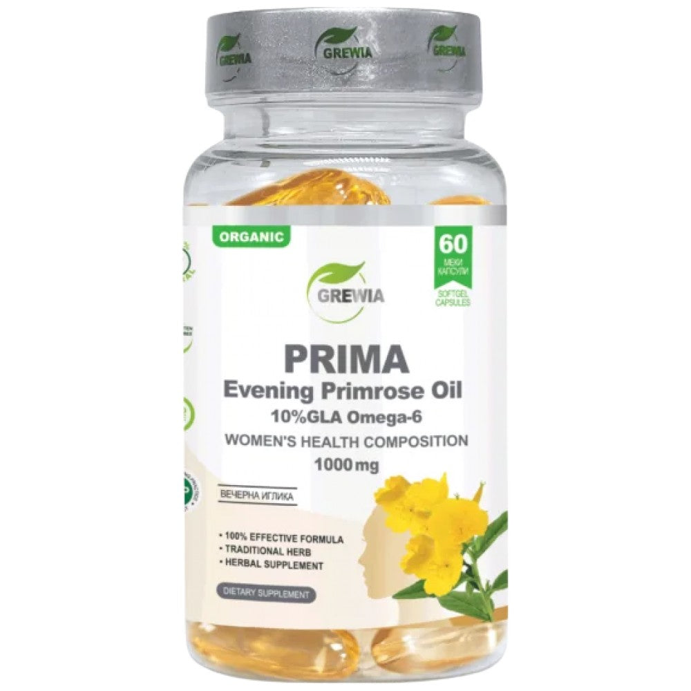 Grewia PRIMA Evening Primrose Oil 10% GLA - Масло от вечерна иглика 10% GLA