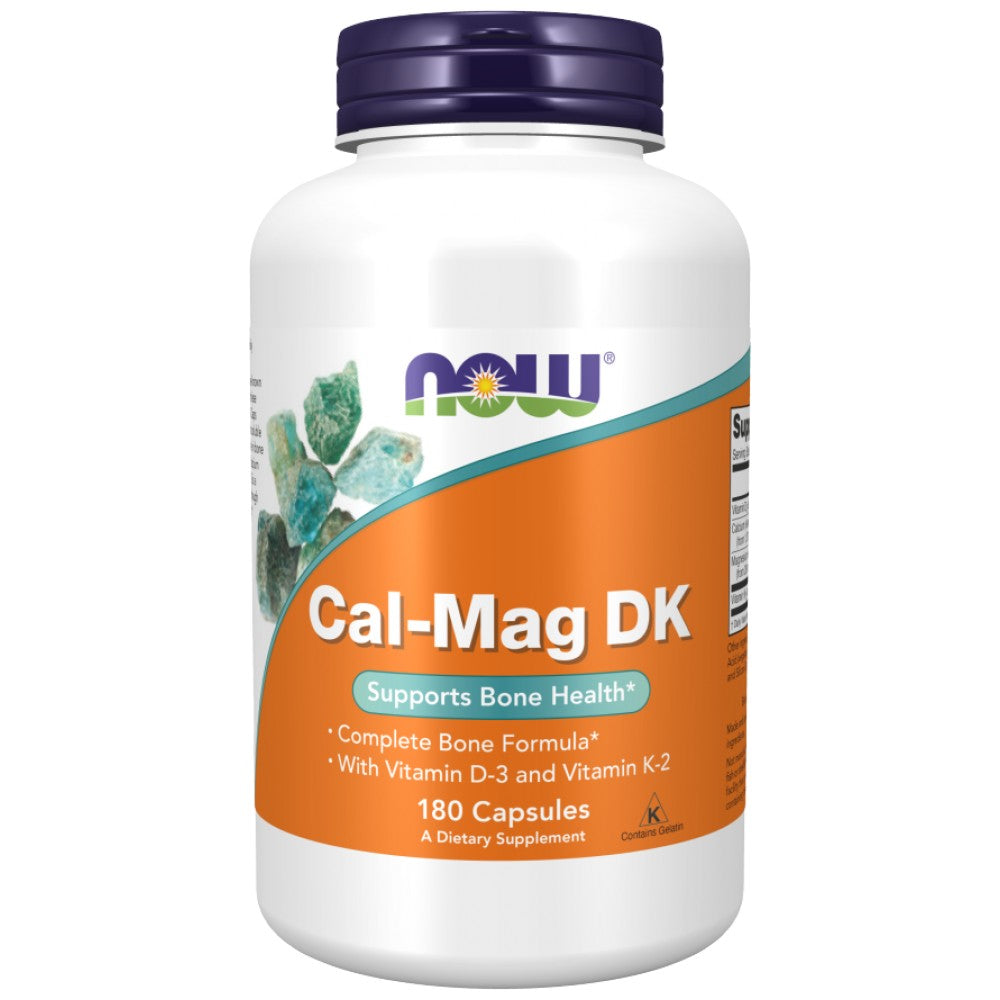 NOW Foods Cal-Mag DK Calcium, Magnesium, Vitamin D3 + K2 - Калций и магнезий с Д3 и К2