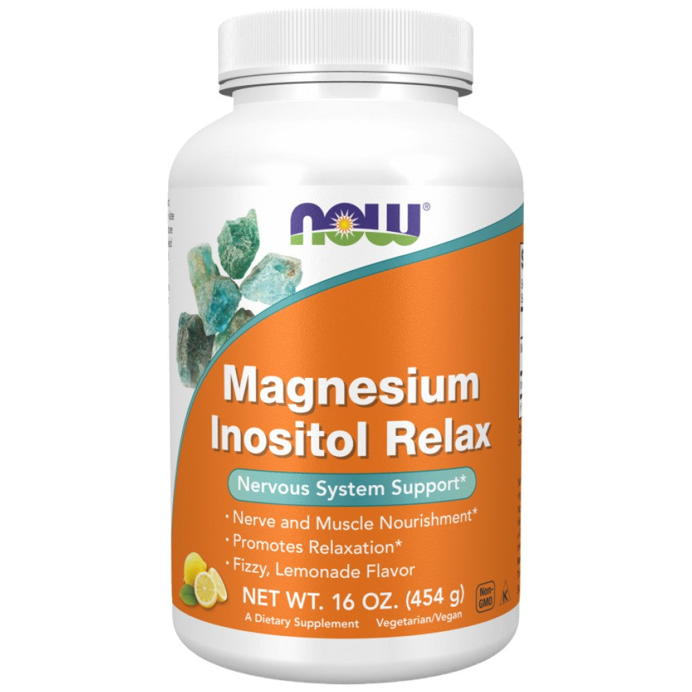 NOW Foods Magnesium Inositol Relax Powder - Магнезий с инозитол за релакс