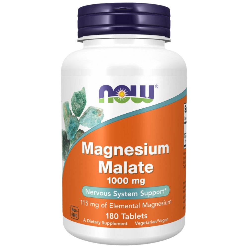 NOW Foods Magnesium Malate 1000 mg - Магнезиев малат 1000 mg