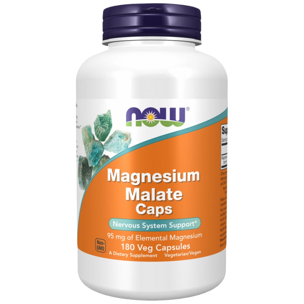 NOW Foods Magnesium Malate 840 mg - Магнезиев малат 840 mg