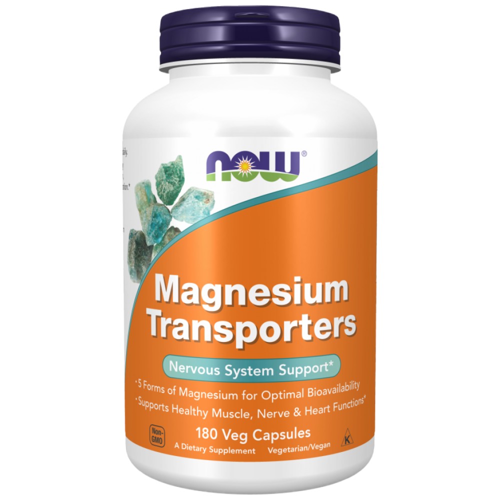 NOW Foods Magnesium Transporters 5 forms Magnesium Matrix - Магнезиева матрица от 5 форми