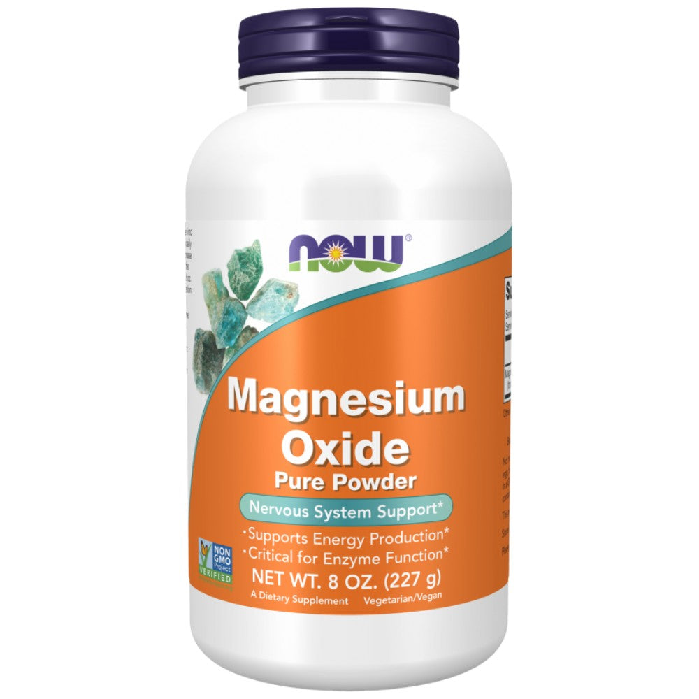 NOW Foods Magnesium Oxide Powder - Магнезиев оксид на прах