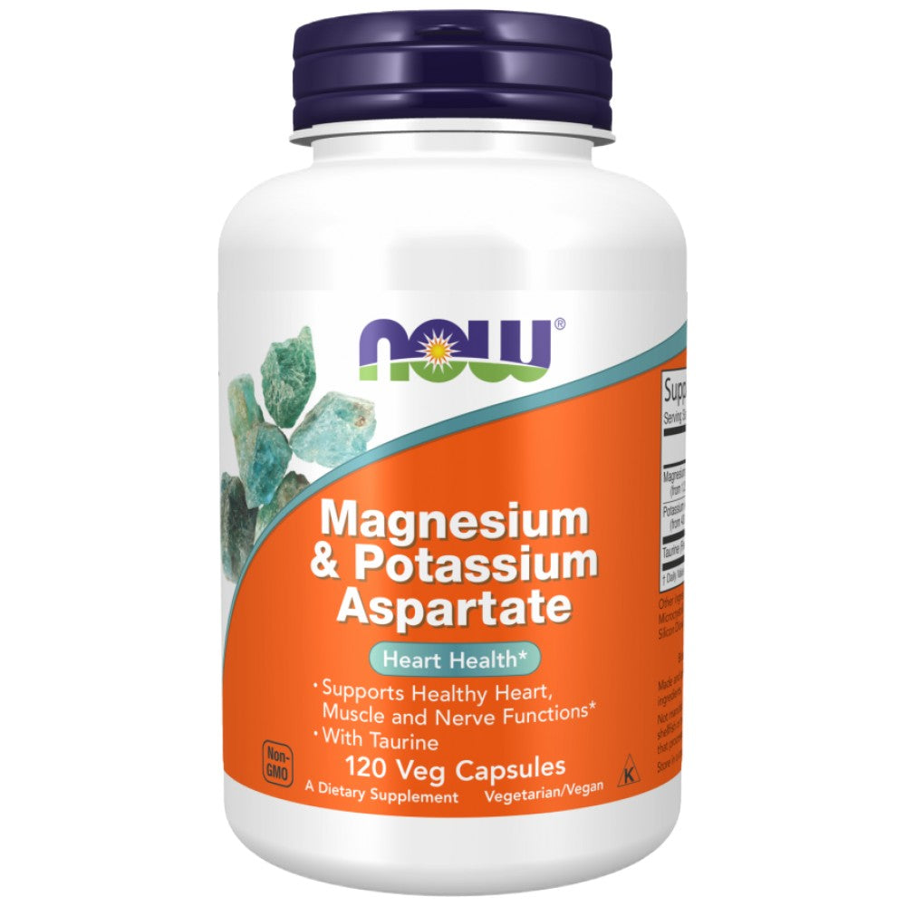 NOW Foods Magnesium & Potassium Aspartate - Магнезий и калий аспартат