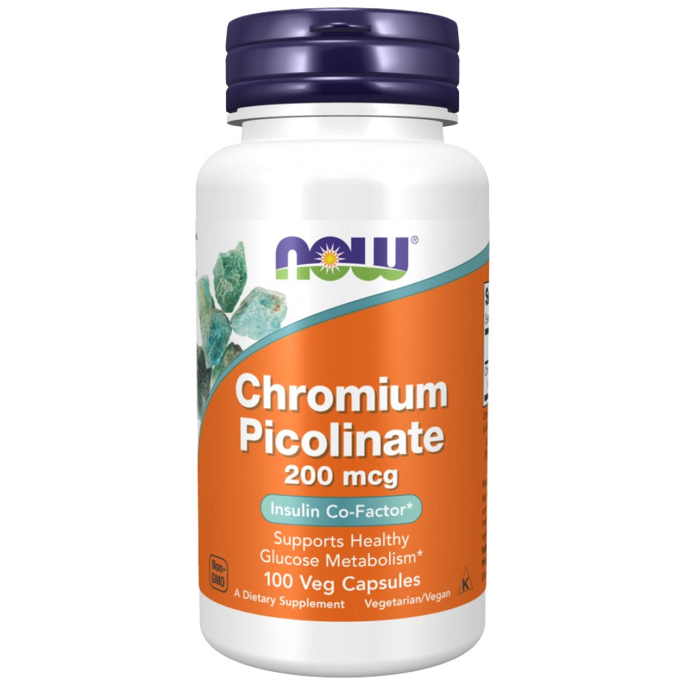 NOW Foods Chromium Picolinate 200 mcg - Хром пиколинат 200 mcg