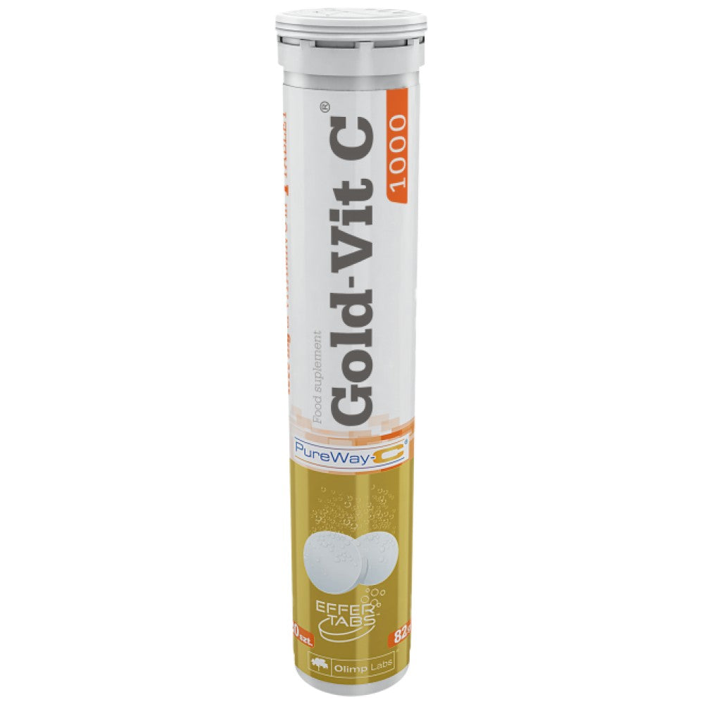 Olimp Sport Nutrition Gold Vit C 1000 Effervescent - Витамин С 1000 mg ефервесцентен
