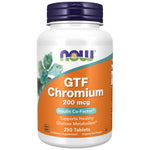 NOW Foods GTF Chromium 200 mcg - GTF Хром 200 mcg