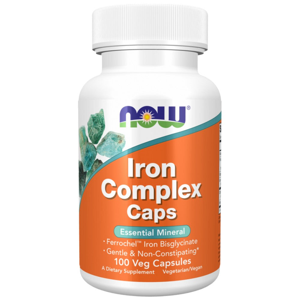 NOW Foods Iron Complex Caps - Желязо комплекс капсули