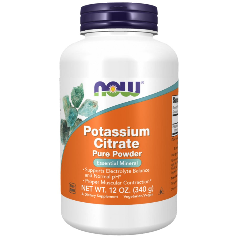 NOW Foods Potassium Citrate Powder - Калиев цитрат на прах