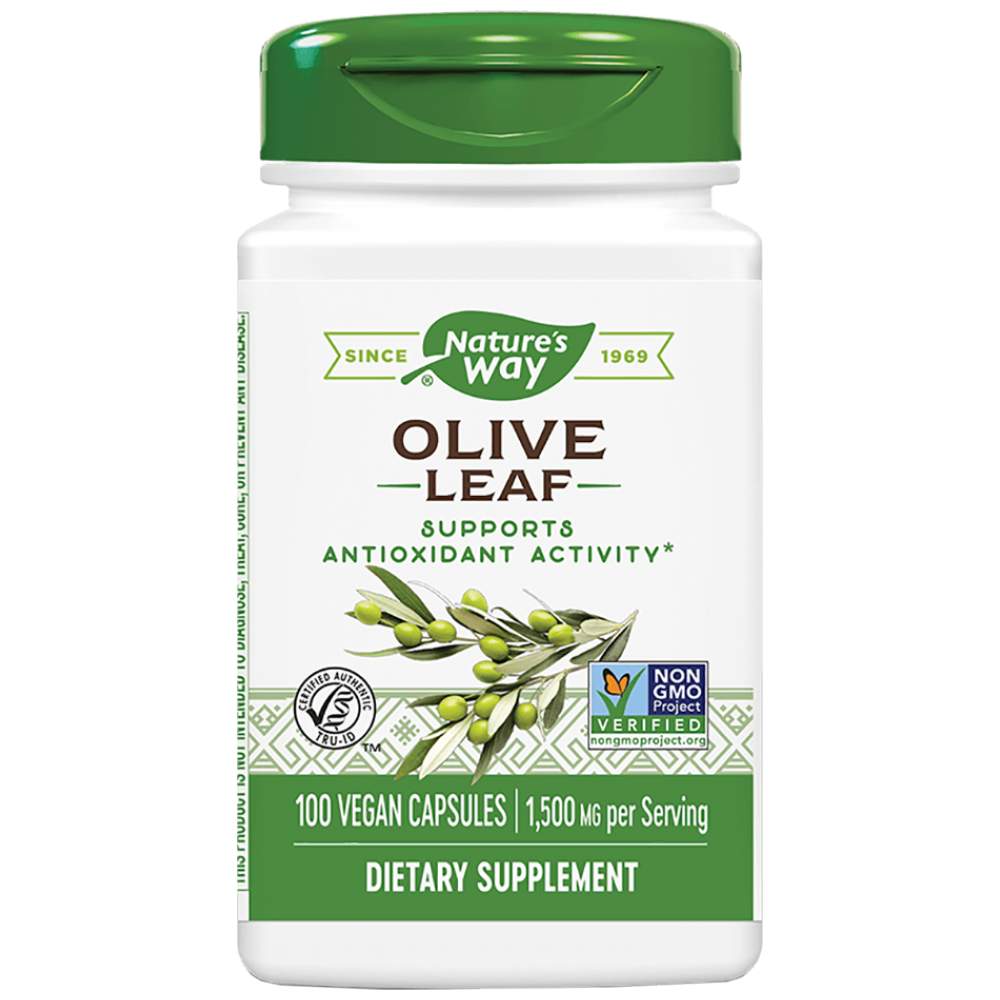 Nature's Way Olive Leaf 500 mg - Маслинови листа 500 mg