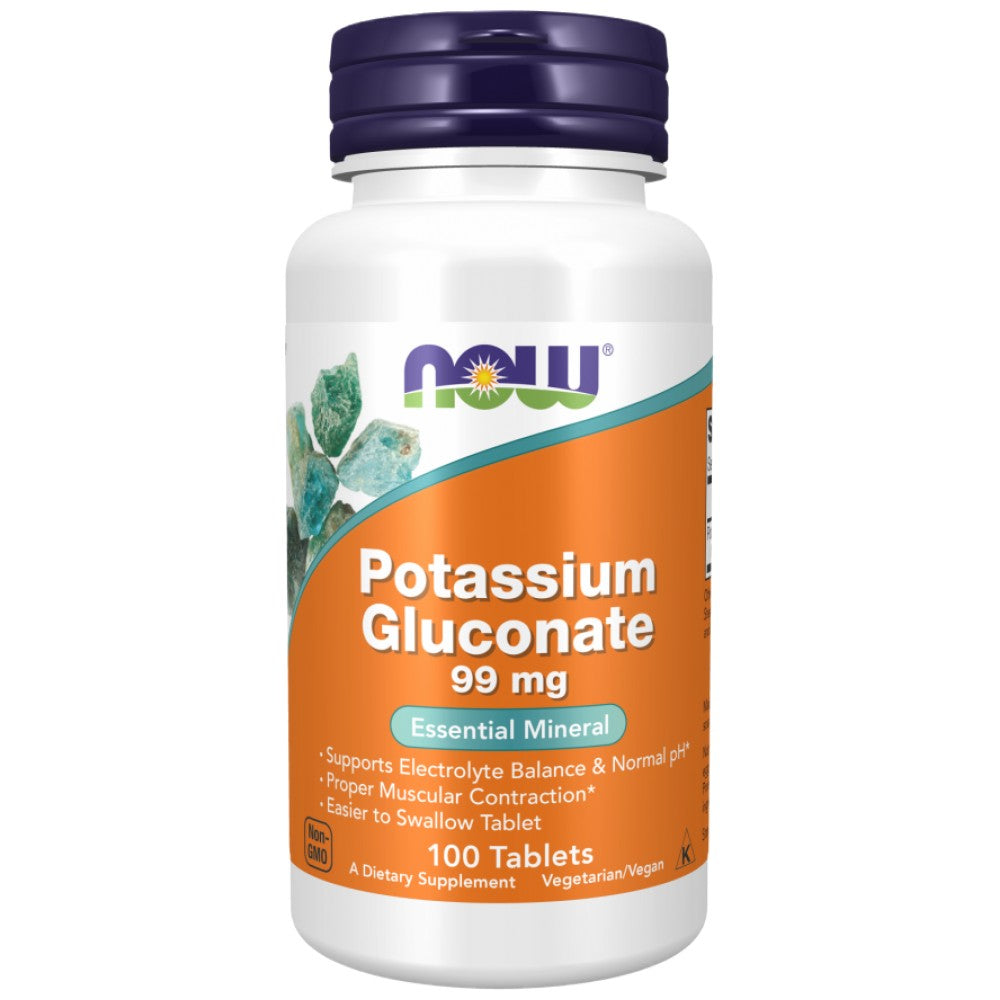 NOW Foods Potassium Gluconate - Калиев глюконат