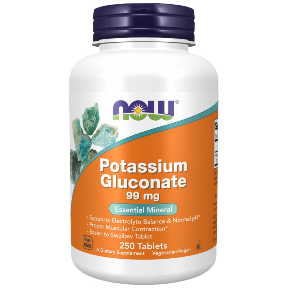 NOW Foods Potassium Gluconate - Калиев глюконат