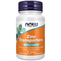 NOW Foods Zinc Transporters Matrix with Zinc Gluconate, L-OptiZinc, Picolinate, Bisglycinate Albion - Цинк комплекс от 4 форми