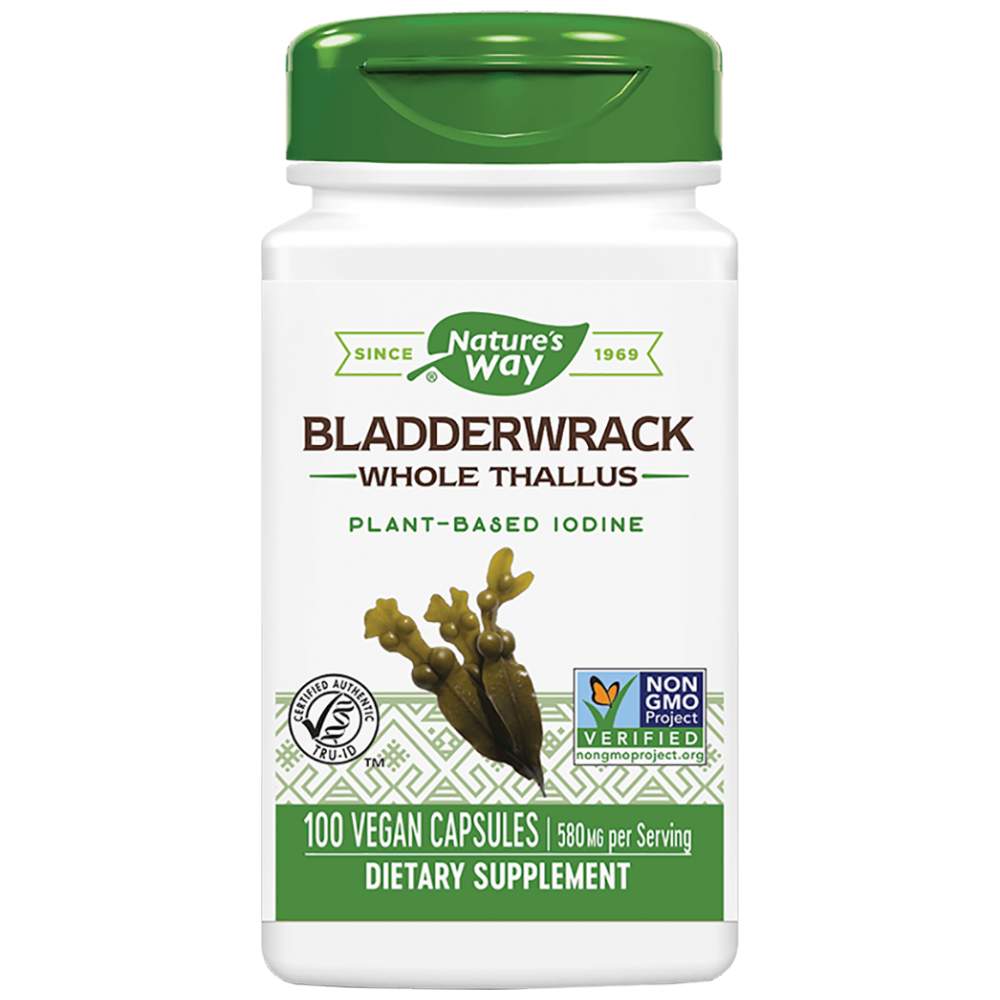 Nature's Way Bladderwrack 580 mg - Балонесто водорасло 580 mg