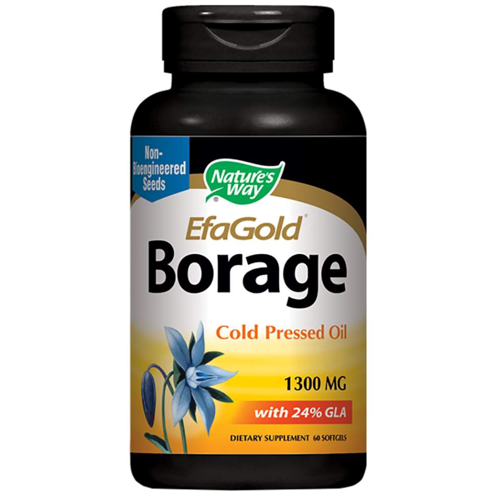 Nature's Way Borage Oil 1300 mg - Масло от пореч 1300 mg