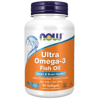 NOW Foods Ultra Omega 3 - Концентрирано рибено масло Омега 3