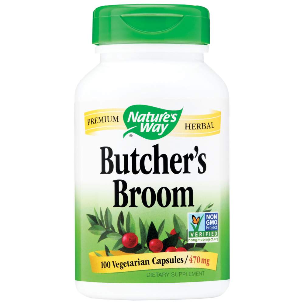 Nature’s Way Butcher’s Broom 470 mg - Бодлива зайча сянка 470 mg