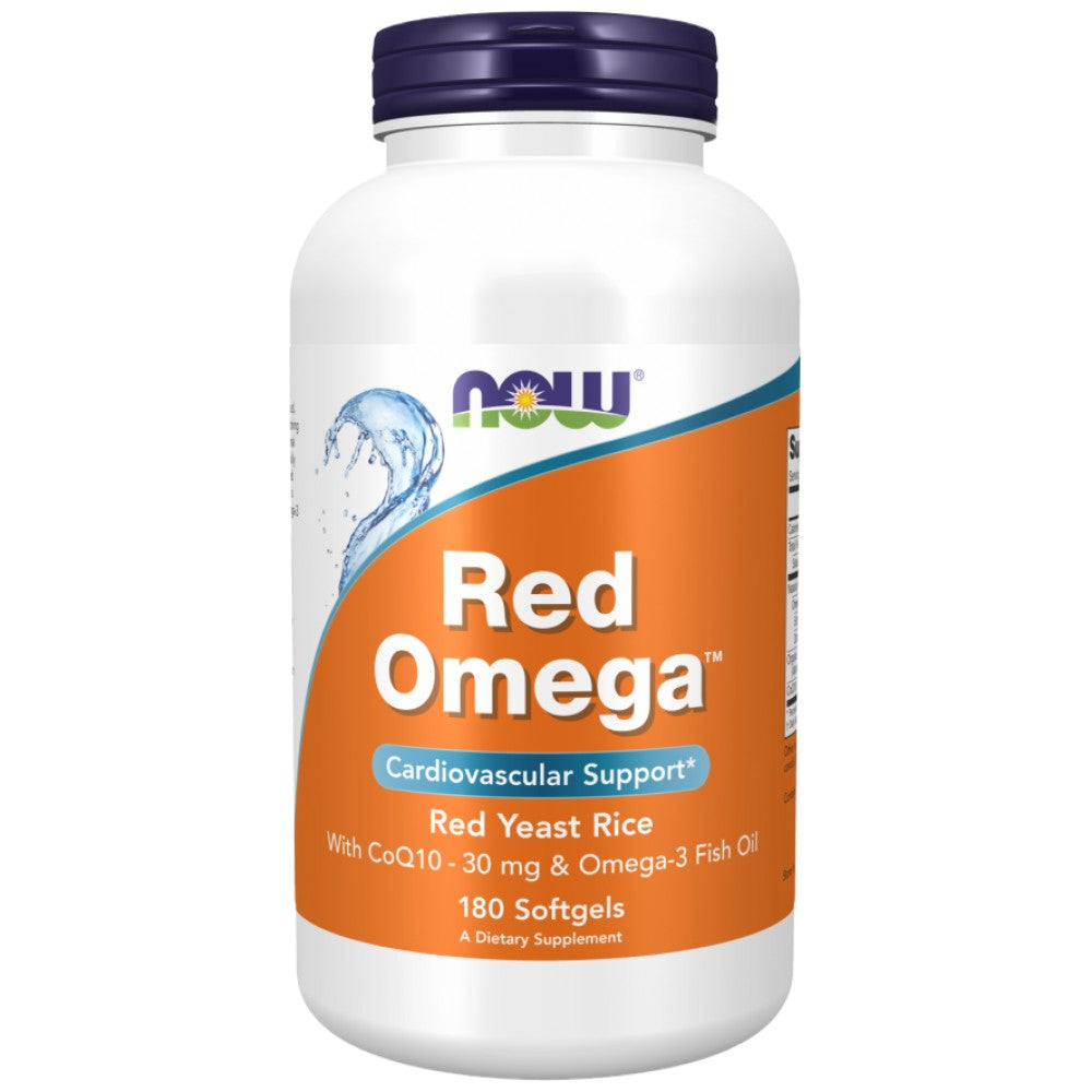 NOW Foods Red Omega Red Yeast Rice - Червен ориз с Омега 3