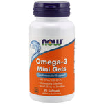 NOW Foods Omega-3 Mini Gels - Омега 3 рибено масло мини капсули