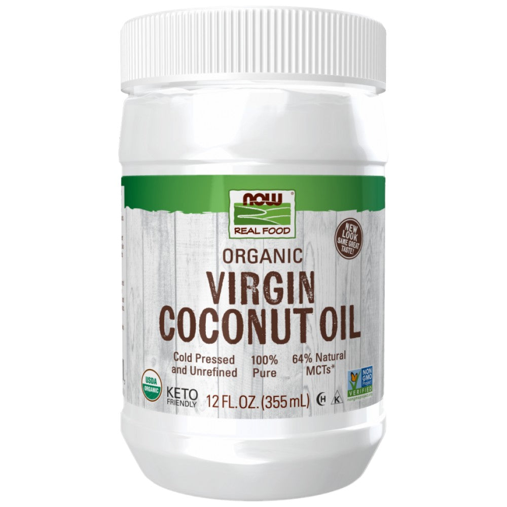 NOW Foods Virgin Coconut Cooking Oil Organic - Био кокосово олио за готвене