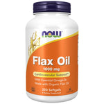 NOW Foods Flax Oil Organic 1000 mg - Ленено масло 1000 mg