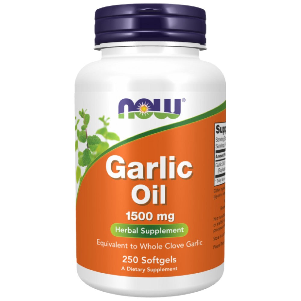 NOW Foods Garlic Oil 1500 mg - Чесново масло 1500 mg
