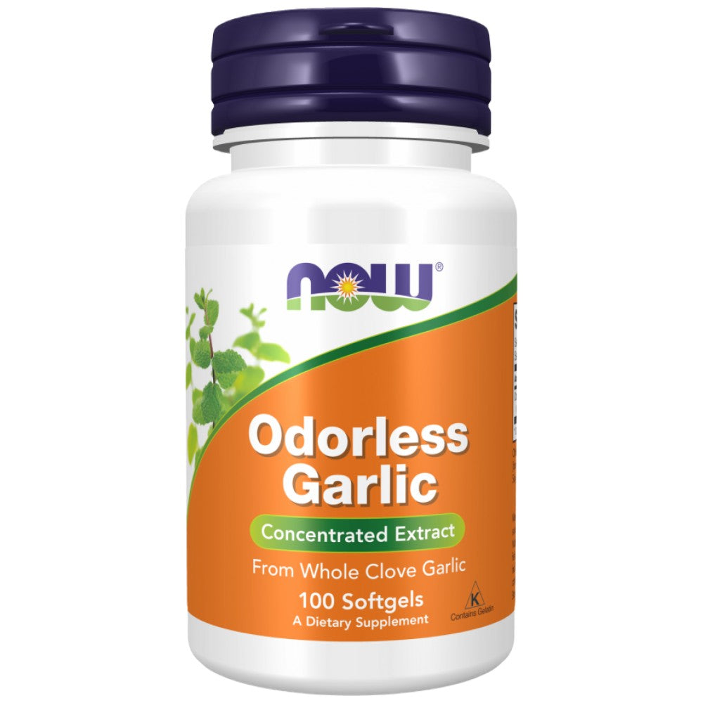 NOW Foods Odorless Garlic - Чесън без миризма