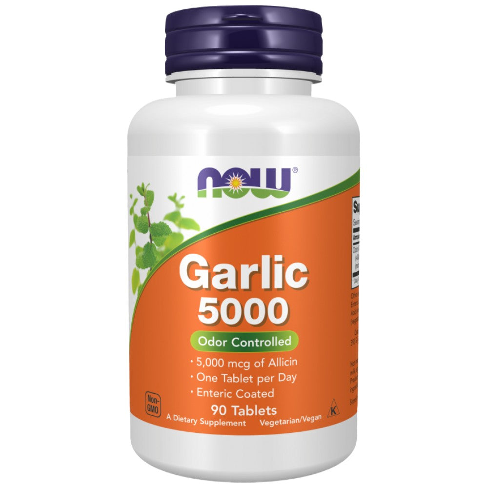 NOW Foods Garlic 5000 Odor Controlled - Чесън 5000 без мирис