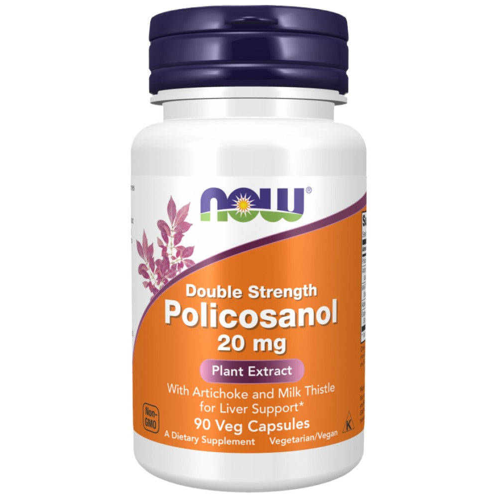 NOW Foods Policosanol 20 mg - Поликозанол 20 mg