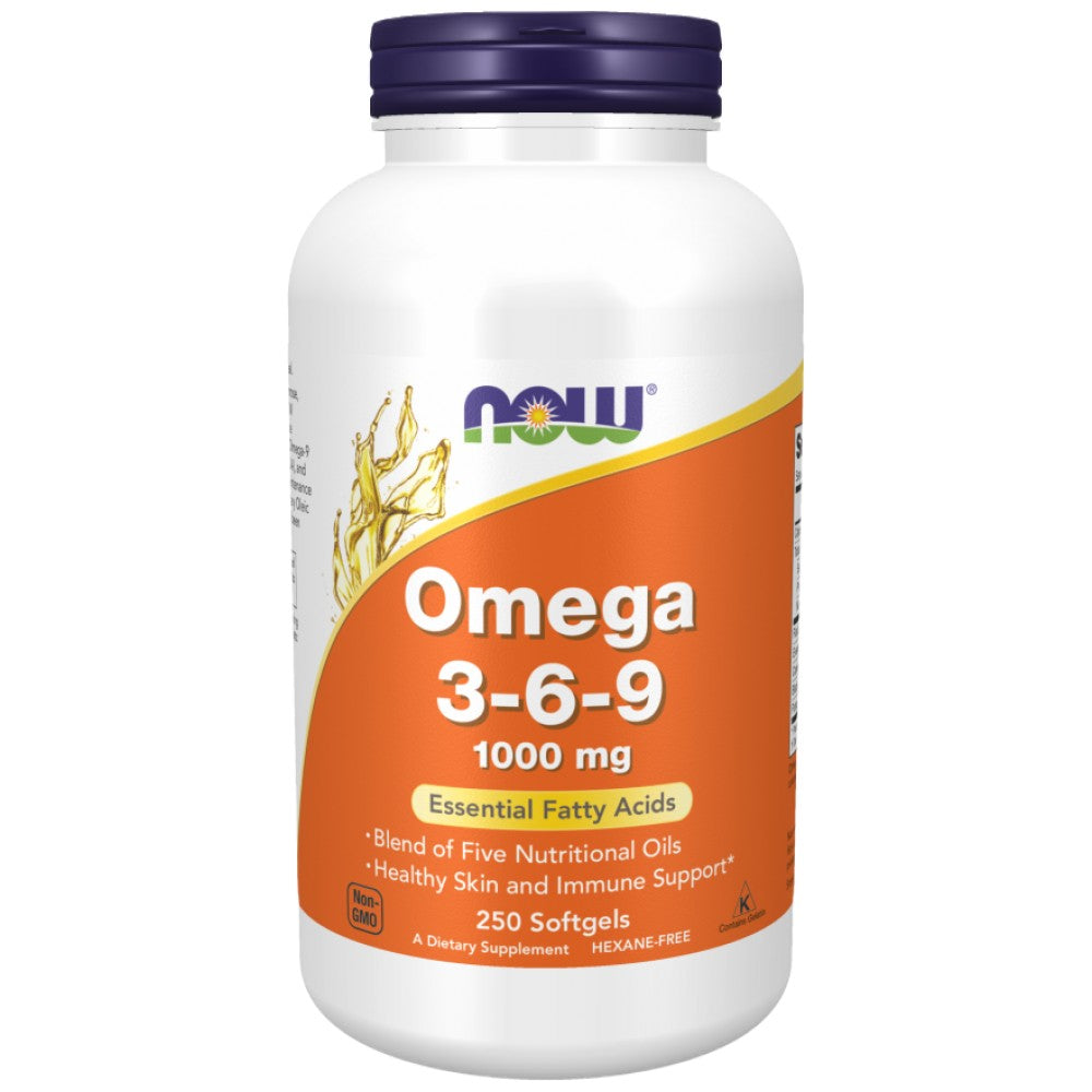 NOW Foods Omega 3-6-9 1000 mg - Омега 3-6-9 1000 mg