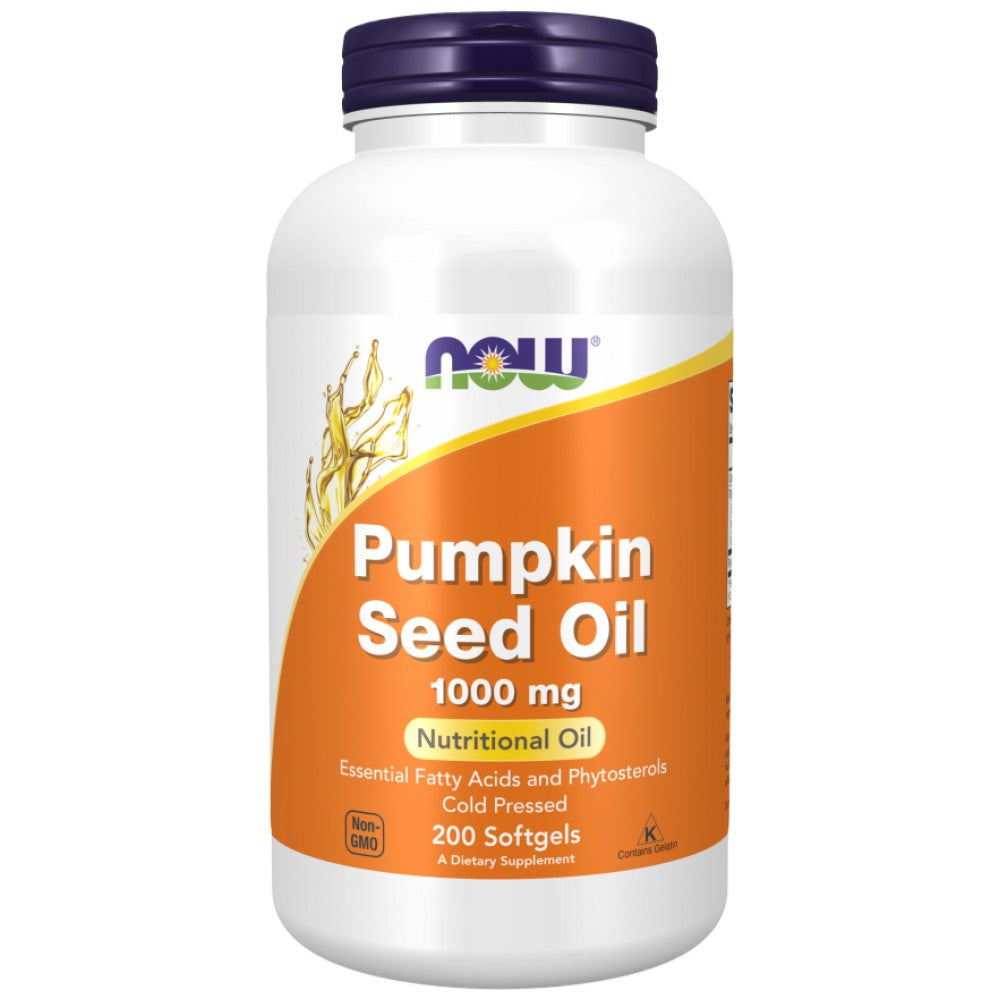 NOW Foods Pumpkin Seed Oil 1000 mg - Масло от тиквени семки 1000 mg