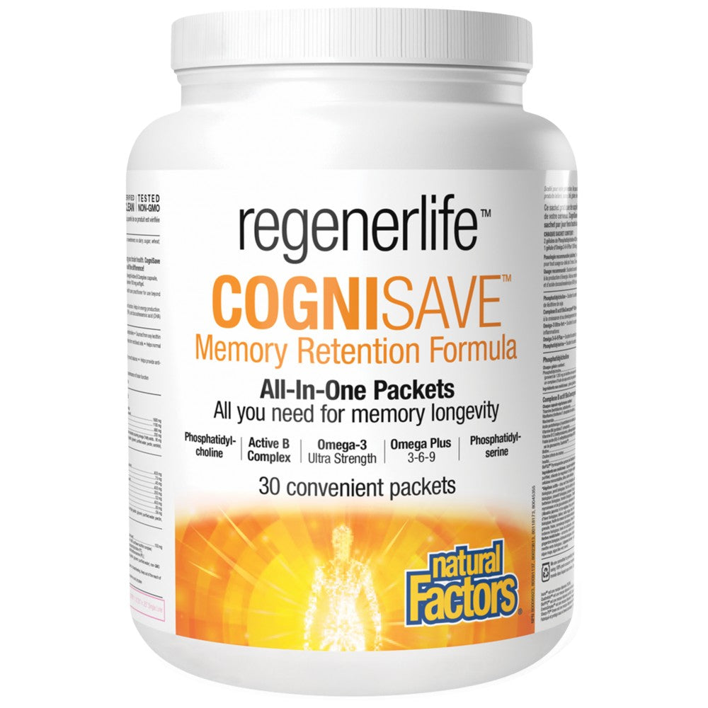 Natural Factors Regenerlife Cognisave - Формула за памет и концентрация