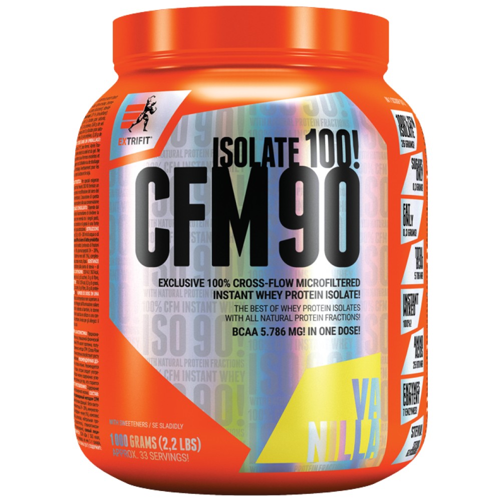 Extrifit Sports Nutrition ISO 90 CFM Instant Whey - Суроватъчен изолат CFM