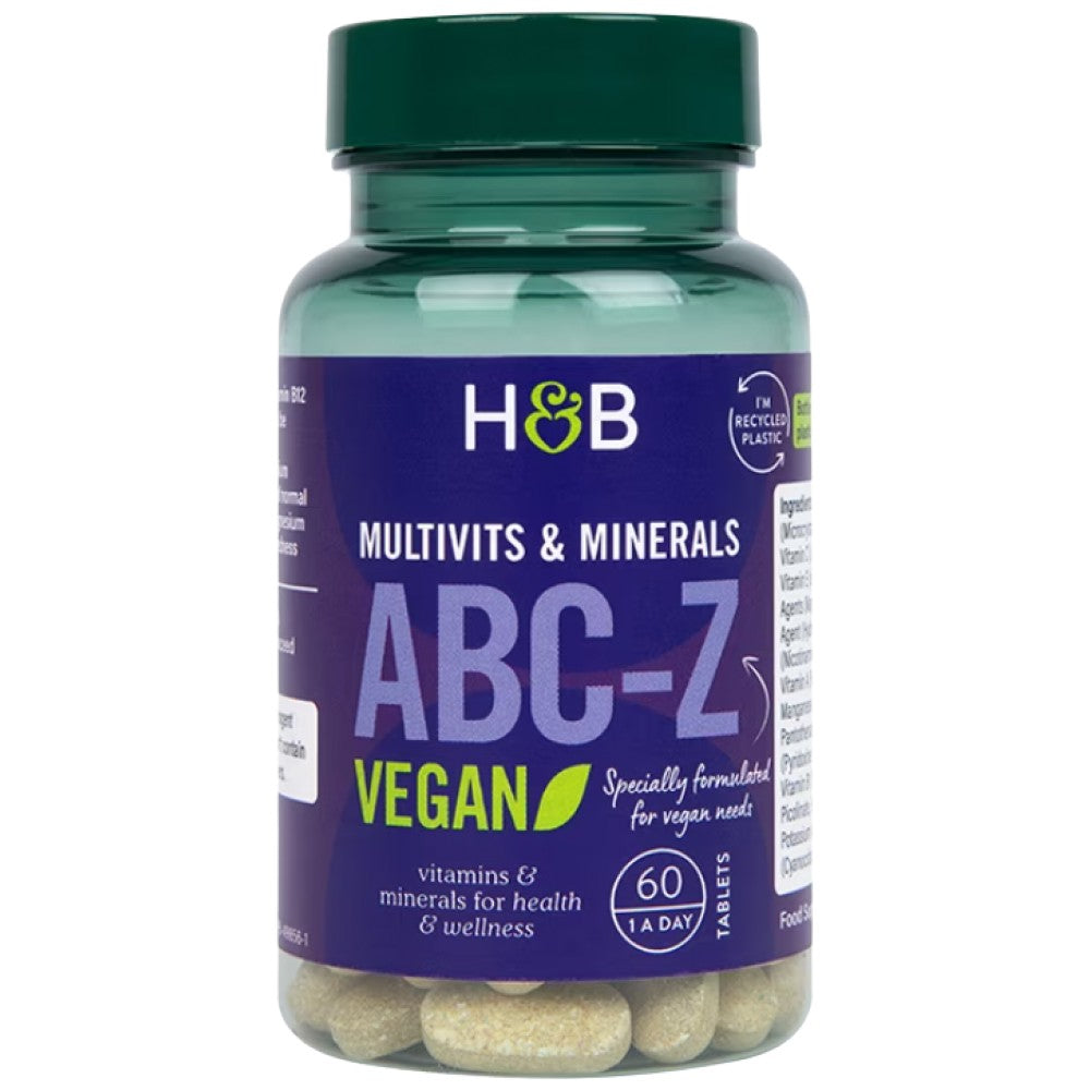 Holland And Barrett ABC to Z Vegan Multivitamins - Веган мултивитамини от A до Z